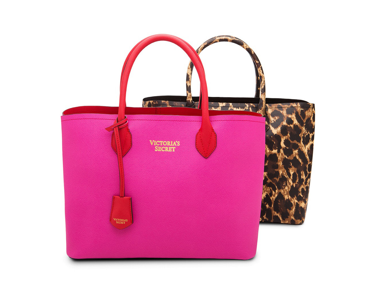 Victoria's Secret Pink Saffiano Doubleface Leather